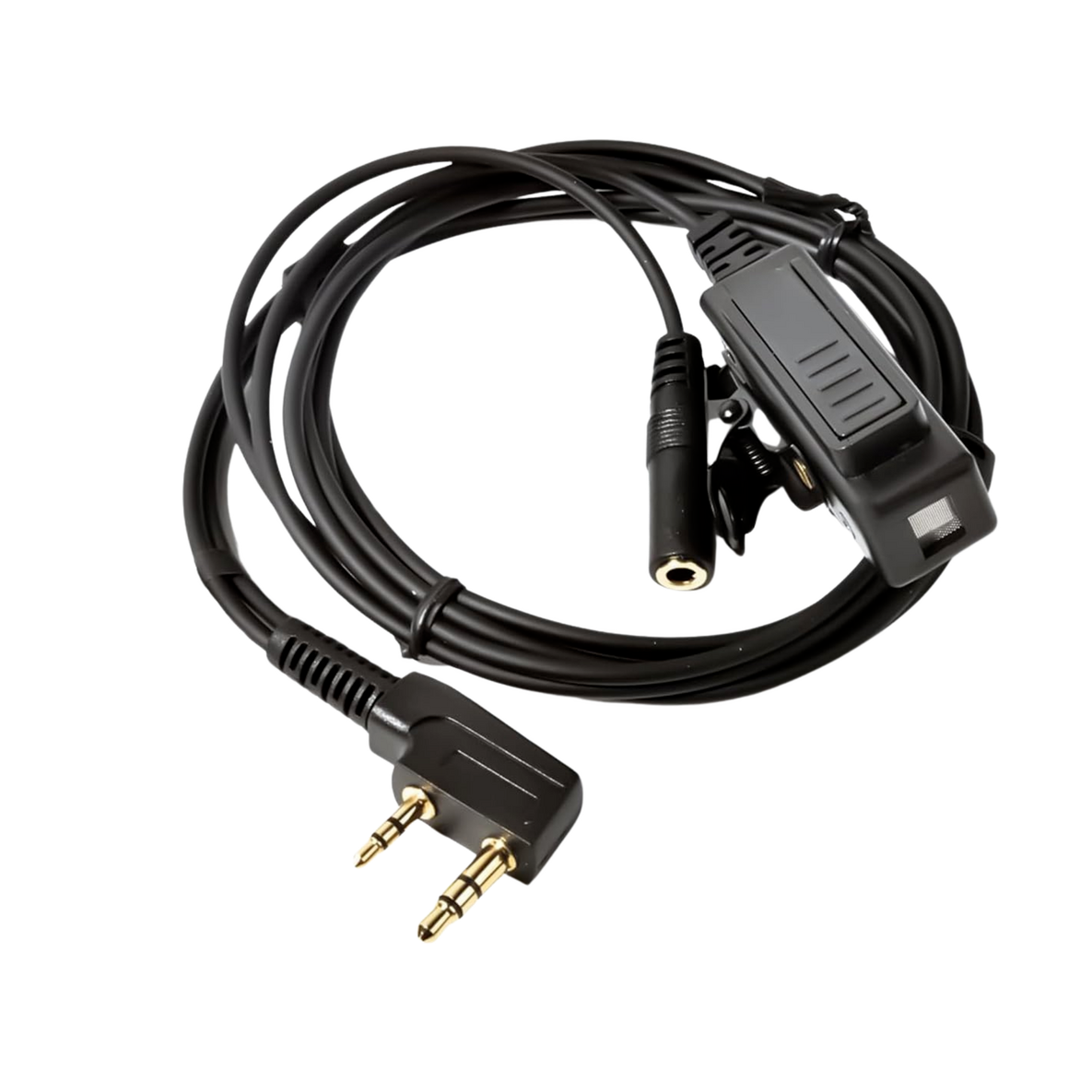 Kenwood compatible cable assembly for use with The Orange One passive audio and IFB, IEM comms combiner