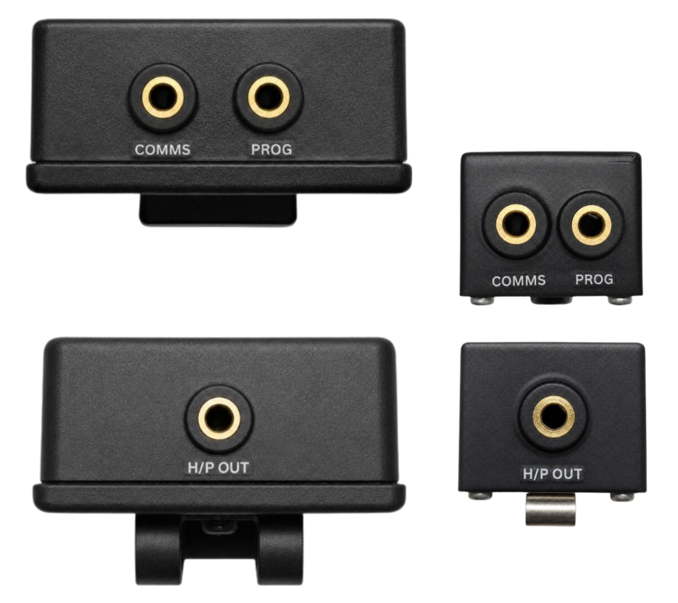 Orange One passive IFB monitor interface for production sound The Orange One compact IFB and communications interface connections