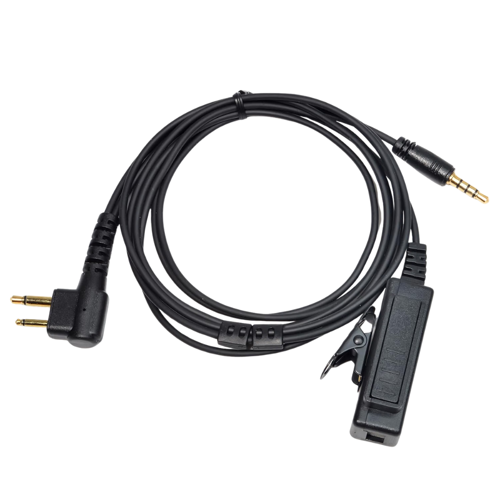 Motorola compatible cable assembly for use with The Orange One passive audio and IFB, IEM comms combiner
